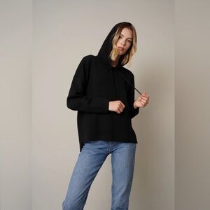 NWT Cyrus Ribbed Knit Hoodie Sweater